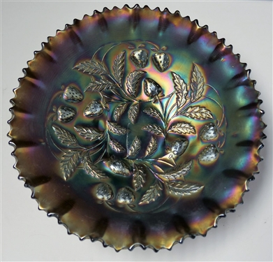 Northwood Carnival Strawberry Bowl - Measures 8 1/2 Across 