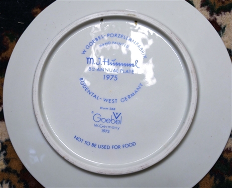 7 - Goebel - M.J. Hummel Collectors Plates - Measuring 7 3/4 Across