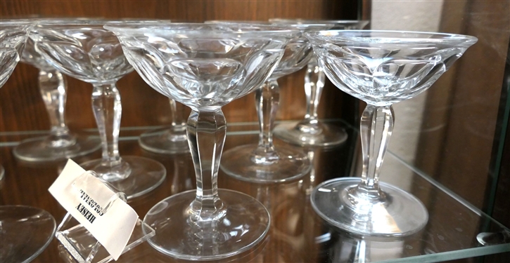 Lot of Heisey including Champagne Coupes, Cream & Sugar Sets, Bowls, and Cups