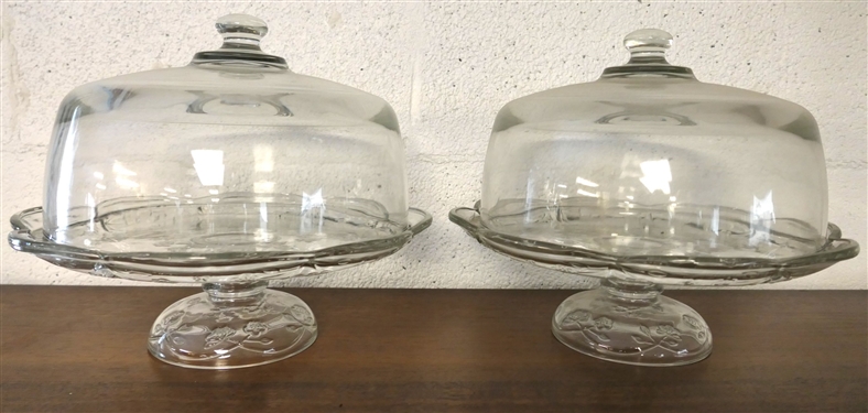 2 - Savannah Cake Stands with Lids