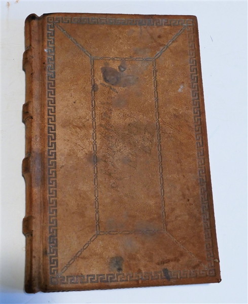 Leather Bound Ledger Containing The Record From Alston & Bros.  - 1871 -1873 And AW Alston & Bros. 1874 - All Pages Full of Information - Good Condition 