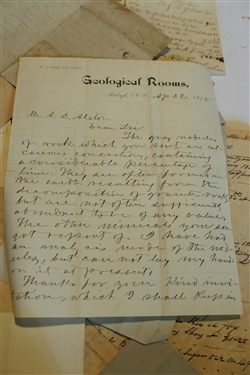 Important Collection of Alston Papers Dating From  1830's - 1870's including Letters, Receipts, Contracts and Documents - Letters Pertaining to Gold and Minerals, Payments of Overseer's Services,...