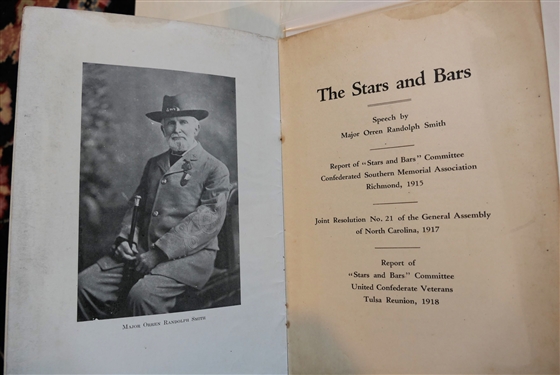 History of the Stars and Bars 1913 - Paperbound Booklet with Original Ribbon Binding, The Stars and Bars 1918 Booklet, The Code of Honor or Rules For The Government of Principals and Seconds...