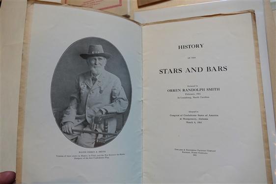 History of the Stars and Bars 1913 - Paperbound Booklet with Original Ribbon Binding, The Stars and Bars 1918 Booklet, The Code of Honor or Rules For The Government of Principals and Seconds...
