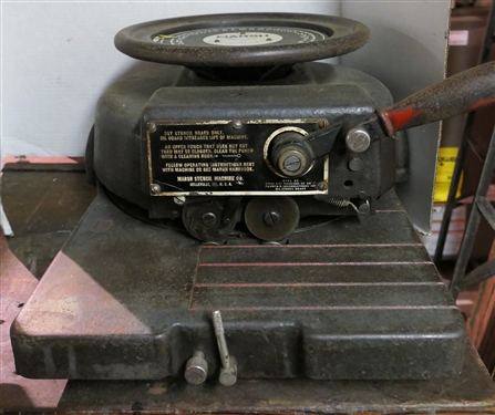 MARSH Stencil Cutter with Stencil Board Paper, Owners Manual, and Roller 