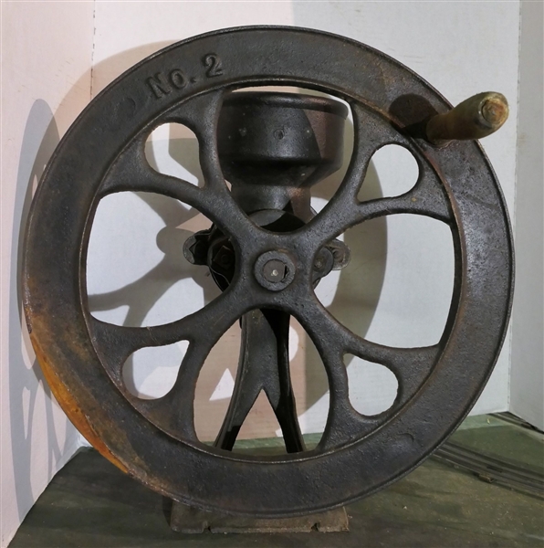 No. 2 Coffee Grinder / Mill - Wheel Measures 16" Across