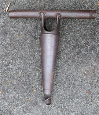 Iron Bung Hole / Wood Barrel Hole Auger - Measures 15 Long