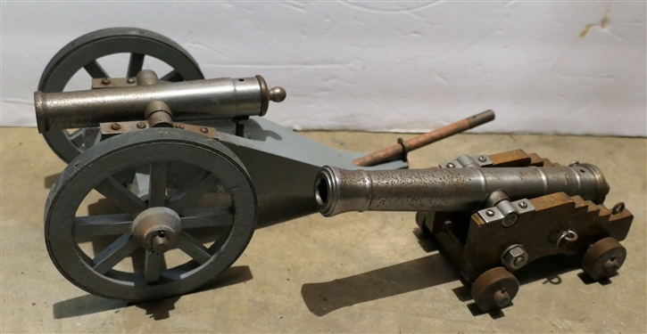 Diker Spain 450 Cal. Black Powder - Miniature Cannon - Measures 7 1/2 Long and Miniature Black Powder Cannon on Wood Stand - Cannon Only Measures 5 1/4 Long