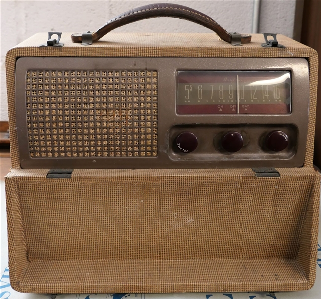 Airline Portable Radio - Airline Radios and Sound - Measures 10" tall 13" by 7" 