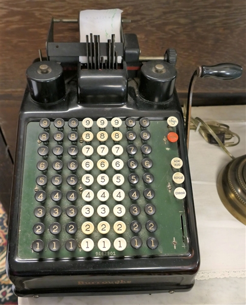 Burroughs Adding Machine - Serial Number 9A62901