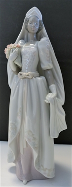 Lladro Bride Figure - Number 5439 - Measures 12 1/2 Tall 
