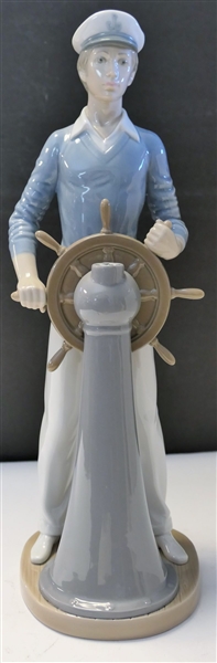 Large Lladro Captain Figure - Number 5206 - Measures 13 1/2" Tall 
