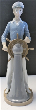 Large Lladro Captain Figure - Number 5206 - Measures 13 1/2 Tall 