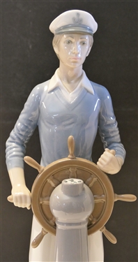 Large Lladro Captain Figure - Number 5206 - Measures 13 1/2 Tall 