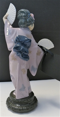 Lladro Asian Woman Figure - Measuring 11 Tall 