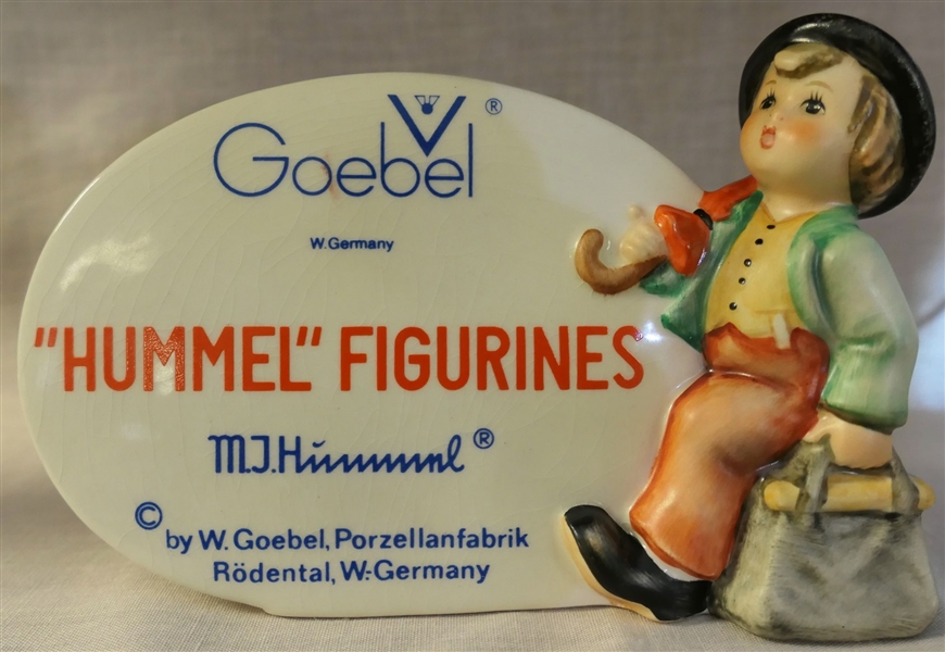 Goebel "Hummel" Figurines Plaque - Measures 3 1/2" by 5 1/2"