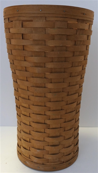 Longaberger Umbrella Basket - Measures 18" tall 10" Across