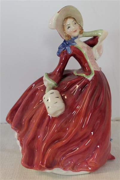 Royal Doulton "Autumn Breezes" Figure - Measures 8" Tall 