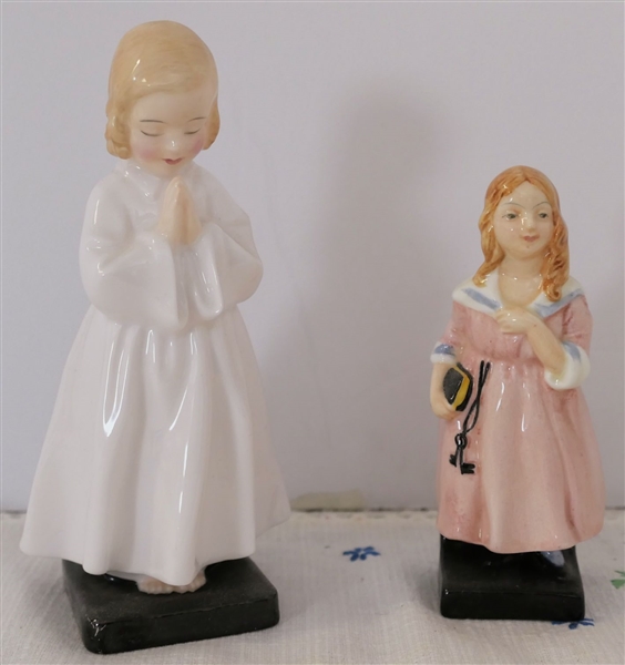 2 Royal Doulton Figures - "Bedtime" and "Little Nell" - Bedtime Measures 5 1/2" Tall 