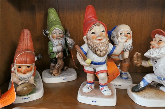 9 - Goebel Co-Boy Figures - Tommy, John, Ted, Walter, Pat, Walter, Gil, Max, Gerd