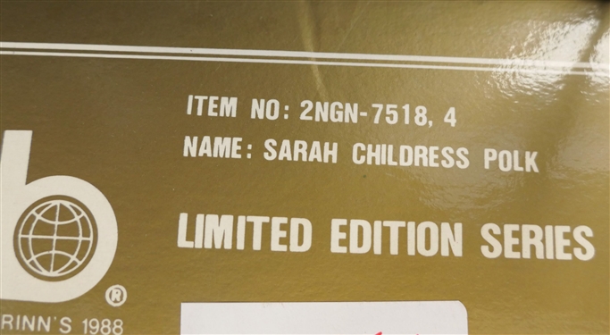 6 American Tradition Series Dolls by Brinn's - in Original Boxes and Packaging - Each Doll Measures 17 tall 