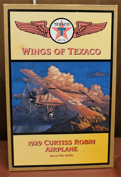 Wings of Texaco "1929 Curtiss Robin Airplane" by Ertl Collectibles in Original Box