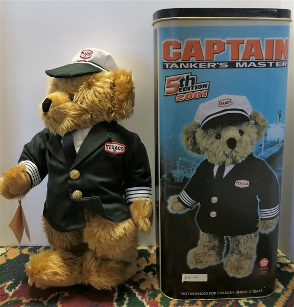 Captain Tanker Master Texaco Bear - Bank - 5th in the Series 2001 - Monkey Island Bears and Friends
