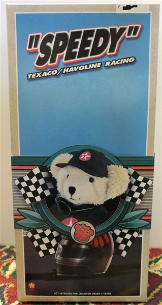 "Speedy" Texaco / Havoline Racing Bear in Original Box l