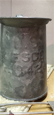 US Morse Code, US 1942 Pitcher, US Oiler, and Replica Gas Can Card Holder