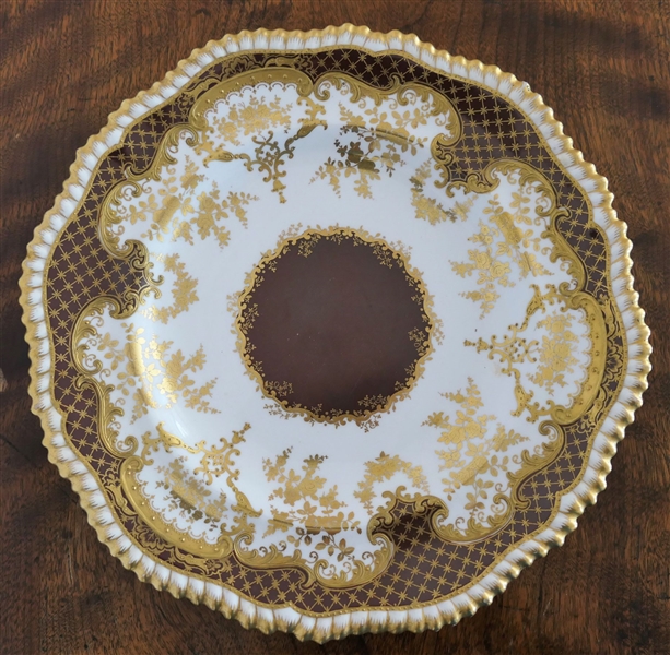 Copeland China England Gold Decorated Plate - Measuring 10 1/4" Across