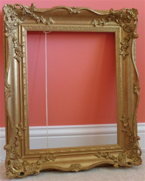 Nice Gold Gilt Frame - Interior Measures 19" by 14 1/2"