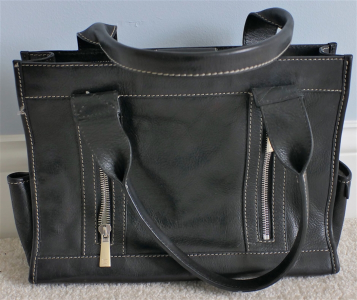 Vintage Michael Kors Black Leather Purse 