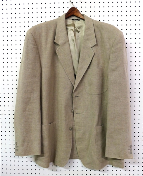 Mens Banana Republic Linen Dress Blazer  - Size 44R - Made in Portugal - Like New