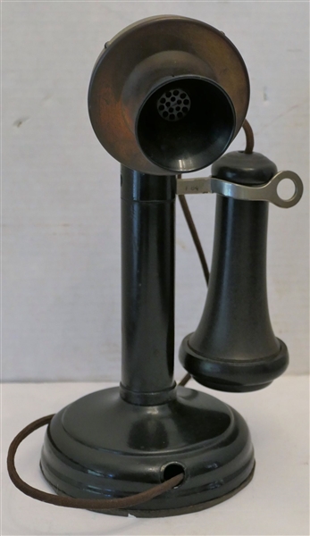 Candlestick Telephone - Dated 1901 and 1907 - Measures 11" Tall 