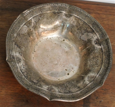 Louis XIV Sterling Silver Bowl with Fluted Edges - Number 9299 - Measures 1 3/4 tall 7 1/2 Across