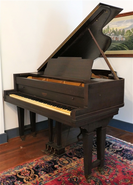 The Matchless Cunningham Piano - Cunningham Philadelphia USA -Parlor Grand Piano - Mahogany Case -  Serial Number 81545 - Measures 56" On Longest Side - Finish Has Some Crackling Consistent with...