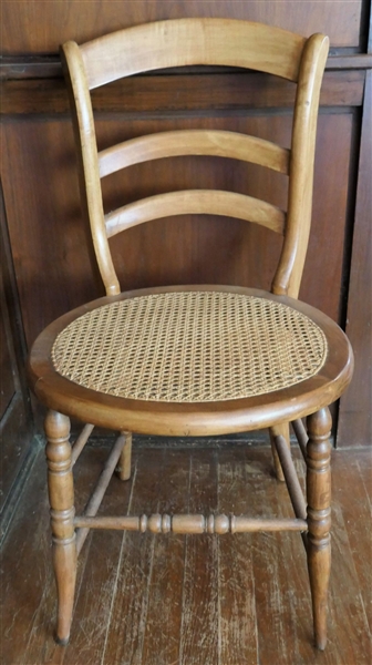 Maple Cane Bottom Side Chair 
