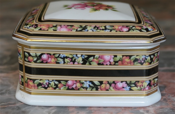 Wedgwood Clio Bone China Trinket Box - Measuring 2 tall 4 by 4 