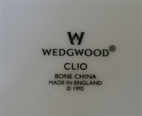 Wedgwood Clio Bone China Trinket Box - Measuring 2 tall 4 by 4 