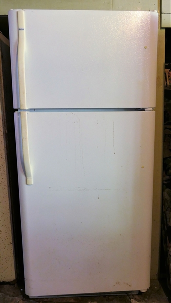 2002 Model Frigidaire Refrigerator - Measuring 66" tall 30" by 29" - Works Well 