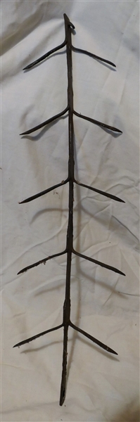 Blacksmith Shop Made Herb Drying Rack - Measuring 19 1/2" Long