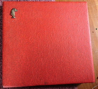 Set of Heavy Metal Chess Pieces in Fitted Box - 2 Pieces Have Damage 