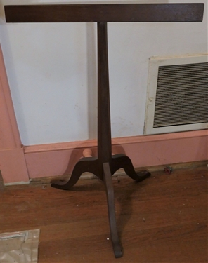 Mahogany Newspaper Rack - Measures 26