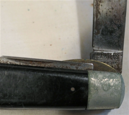 Camillus New York - 2 Blade Pocket Knife - Measures 3 3/4 Long