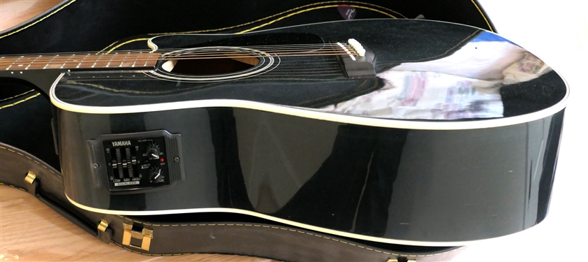 Yamaha FGX-412C BL - Electric Acoustic Guitar in Case 