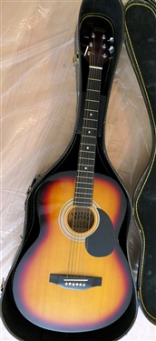 Trinity River Acoustic Guitar - Model # TA1388B - In Case 