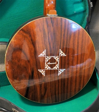 Conrad 5 String Banjo - Inlaid Neck and Back - in Case 