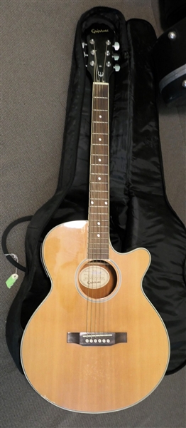 Epiphone Model PR-4E Acoustic Guitar - Serial Number T07021028 - In Epiphone Soft Case 