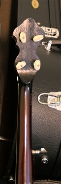 The New Yorker 5 String Banjo - Mother of Pearl Inlaid Neck - Chrysler Corporation Metal Back - In Case