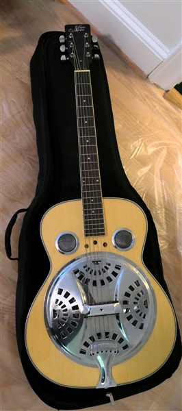 Morgan Monroe Acoustic Dobro Guitar in Soft Case